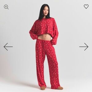 MS Sleep Cropped Long Sleeve and Pant Set - Size M - New in Package